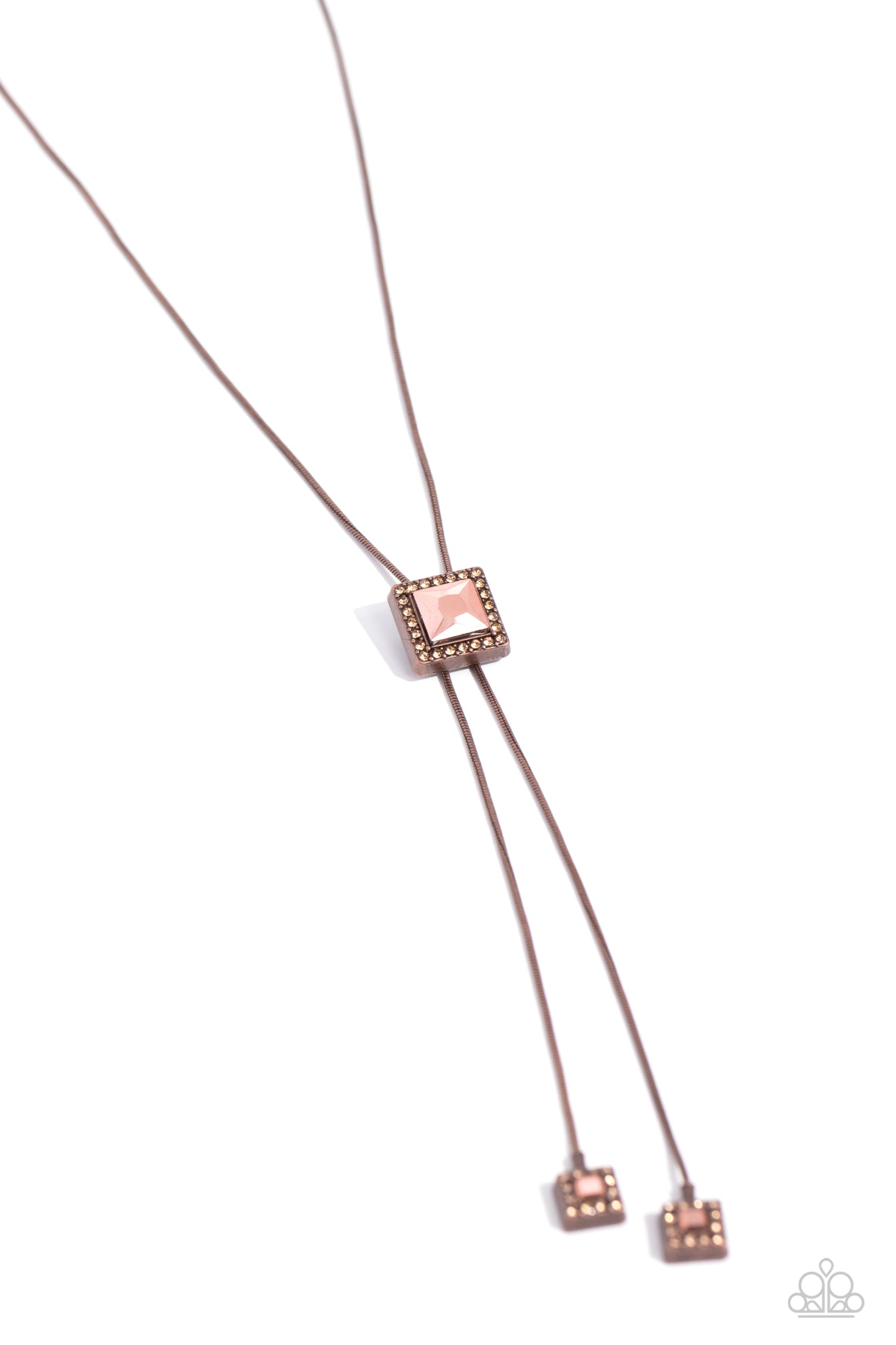 I Solemnly SQUARE Copper Necklace