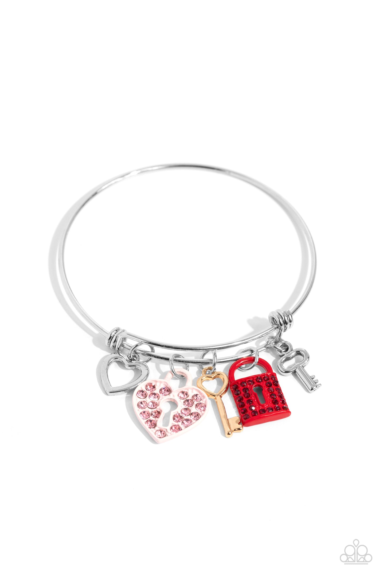 Locked Legacy Multi Charm Bracelet