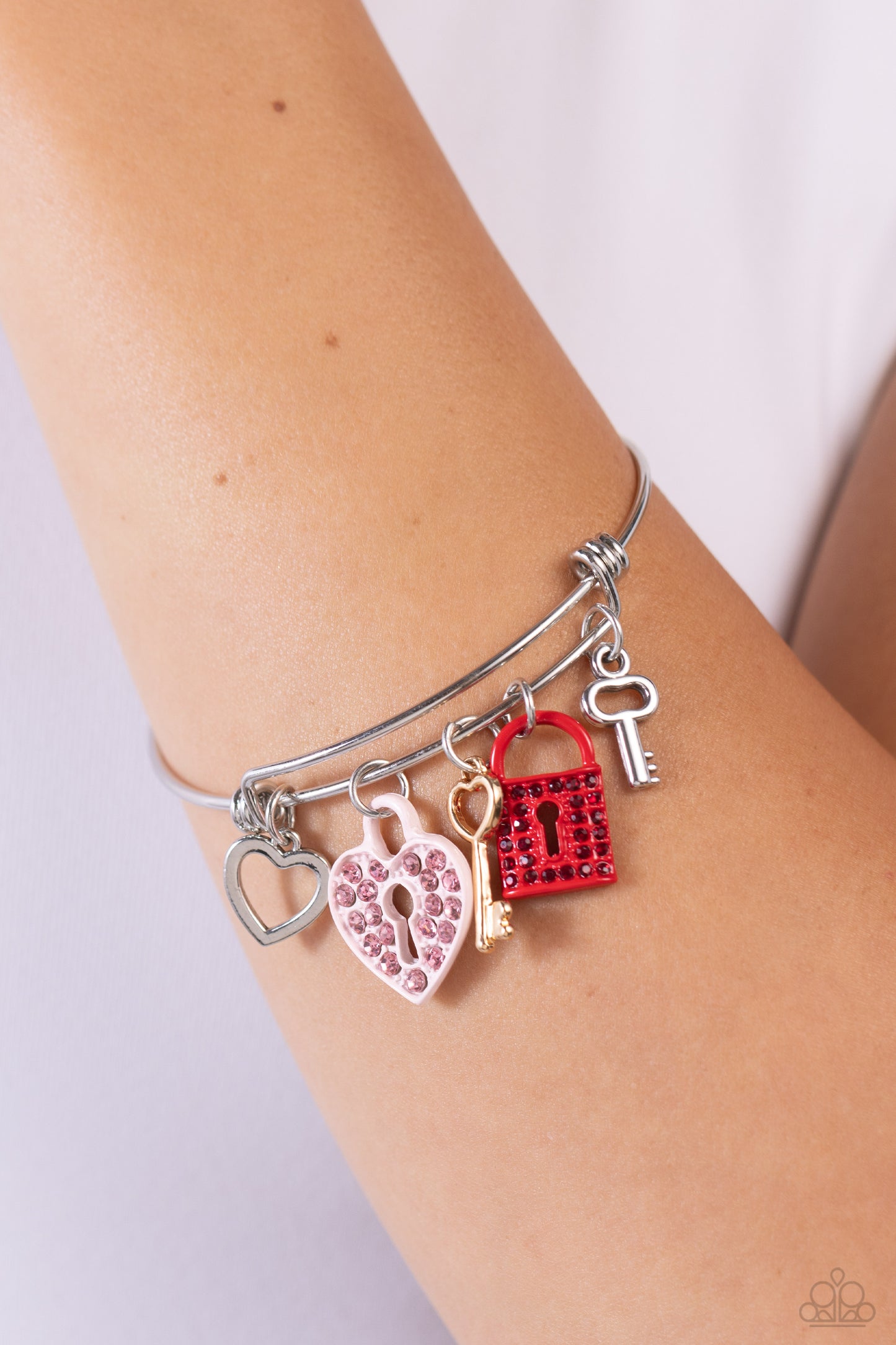 Locked Legacy Multi Charm Bracelet