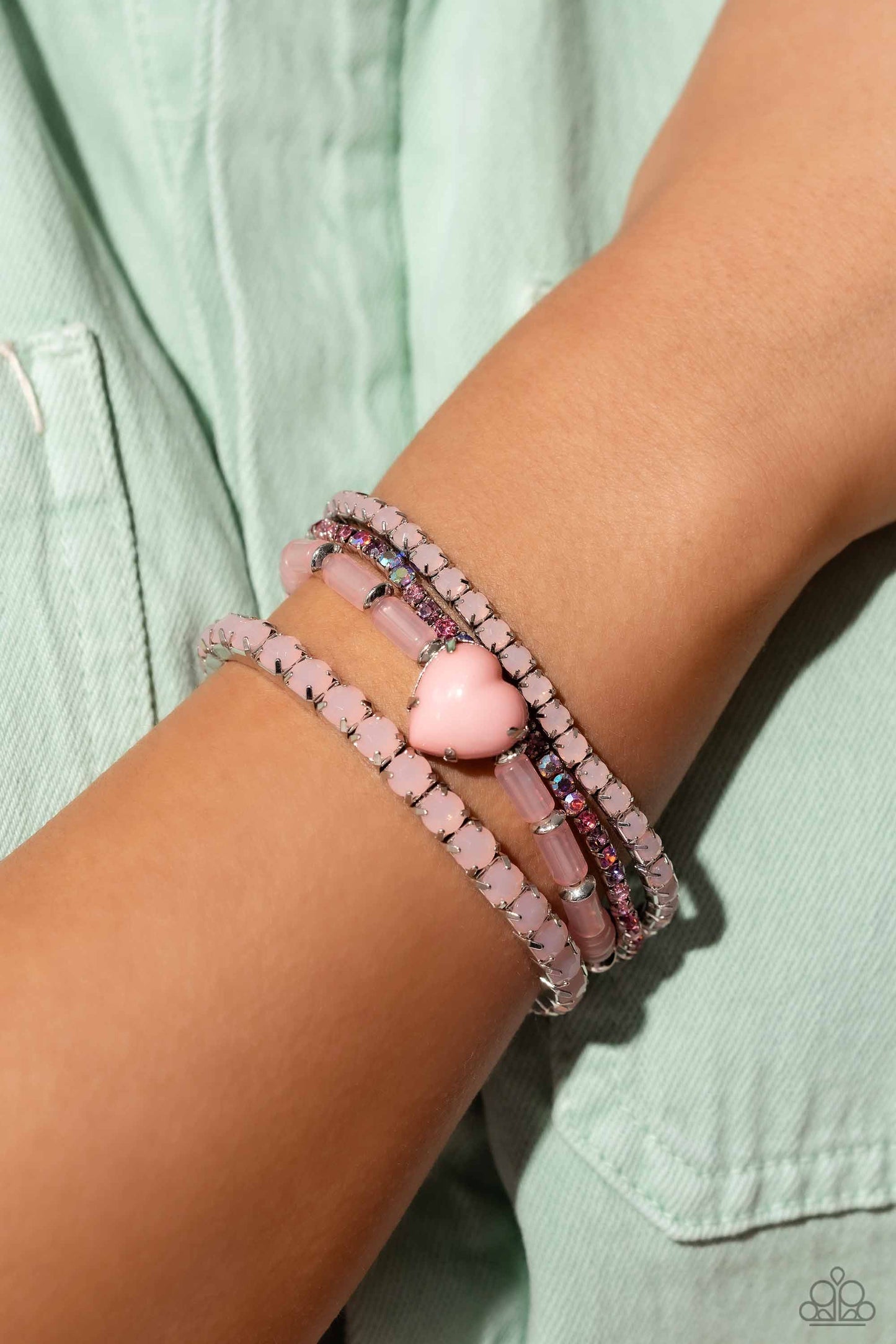 True Loves Theme Pink Bracelets