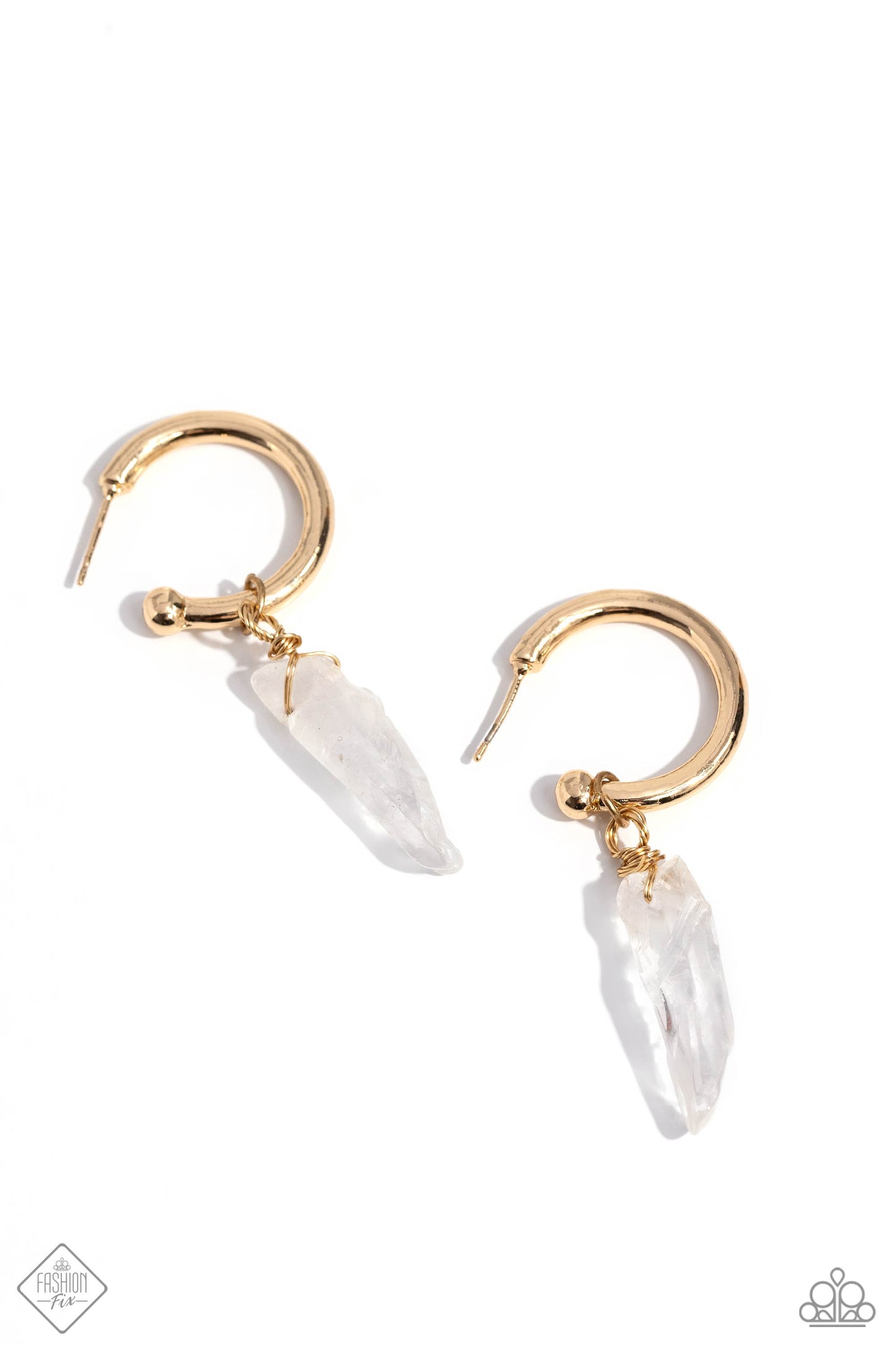 Excavated Elegance Gold Earrings