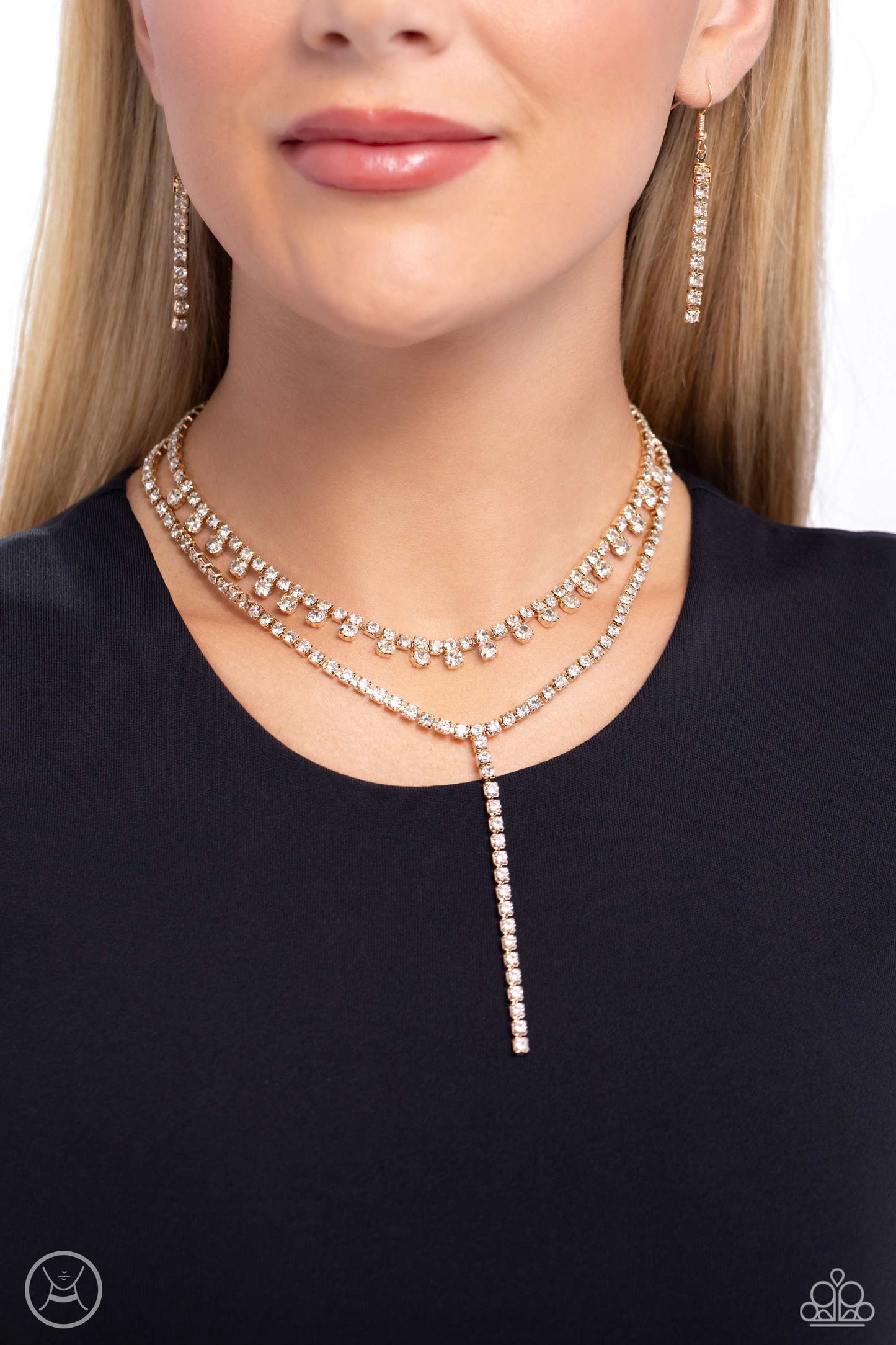 Champagne Night Gold Choker Necklace