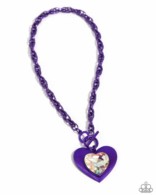 Modern Matchup Purple Heart Necklace