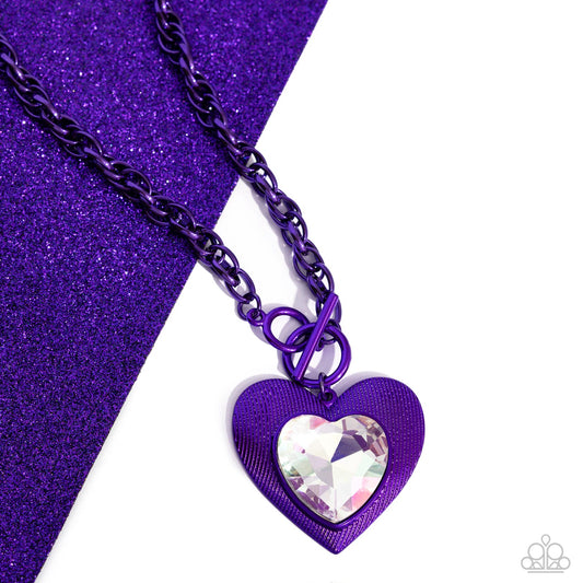 Modern Matchup Purple Heart Necklace