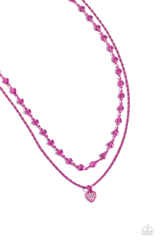 Cupid Combo Pink Necklace