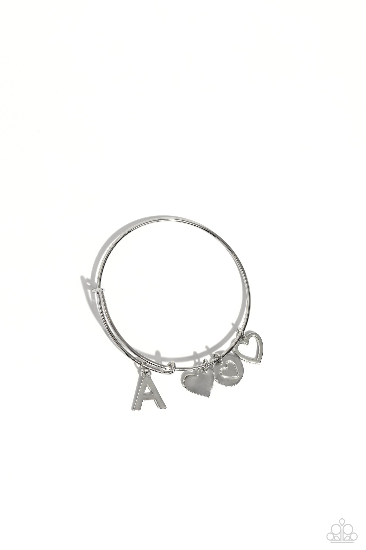 Making It INITIAL - A - Silver Charm Bracelet