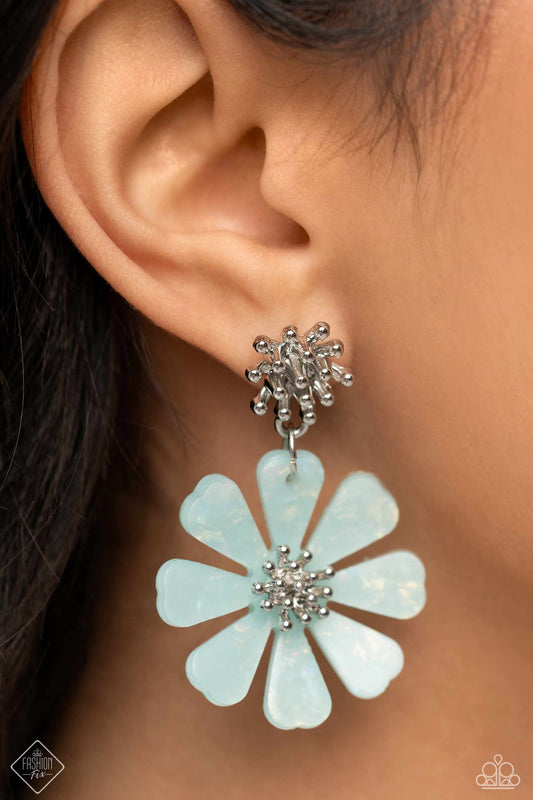 Poetically Pastel Blue Earrings