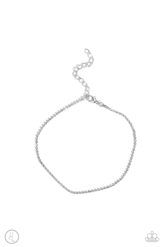 Blinding Basic Silver Anklet