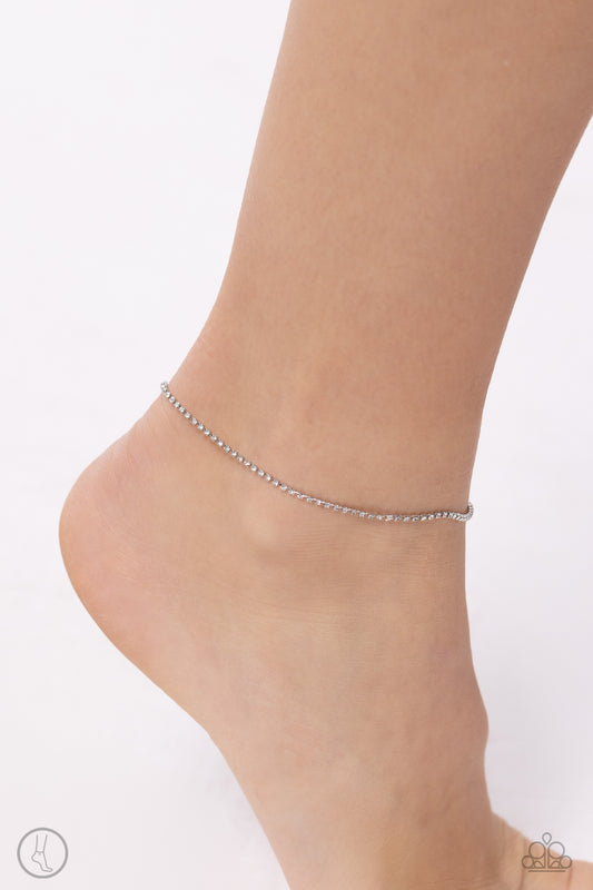 Blinding Basic Silver Anklet