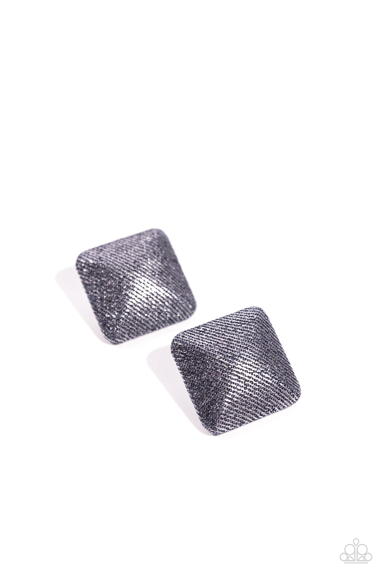 Commercially Corporate Silver Post Earrings