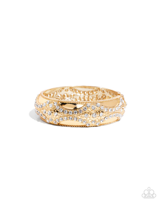 Draped in Decadence Gold Bangle