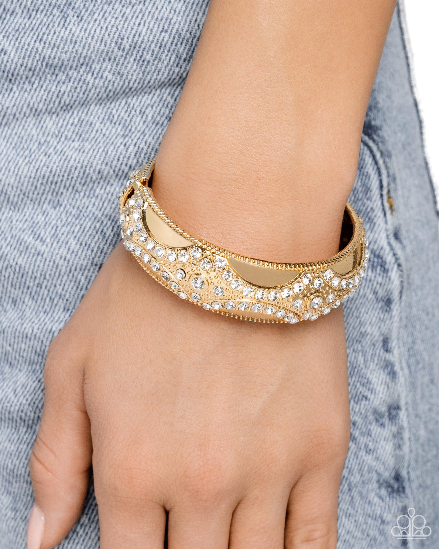 Draped in Decadence Gold Bangle