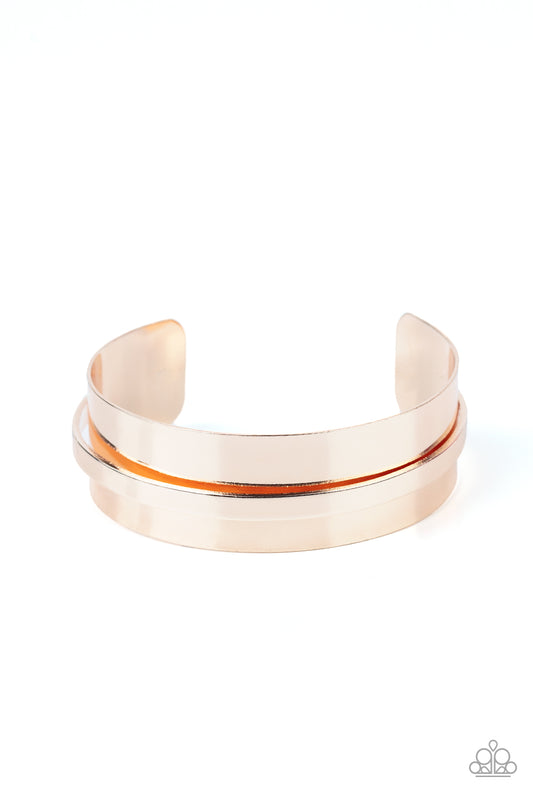 A Haute Number Rose Gold Cuff