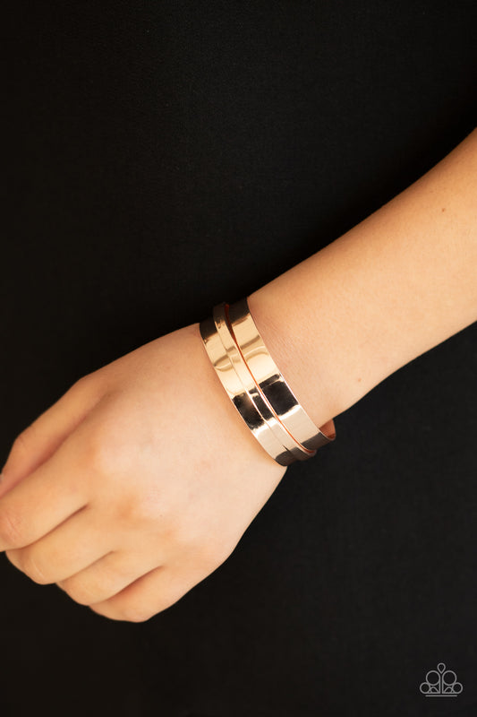 A Haute Number Rose Gold Cuff