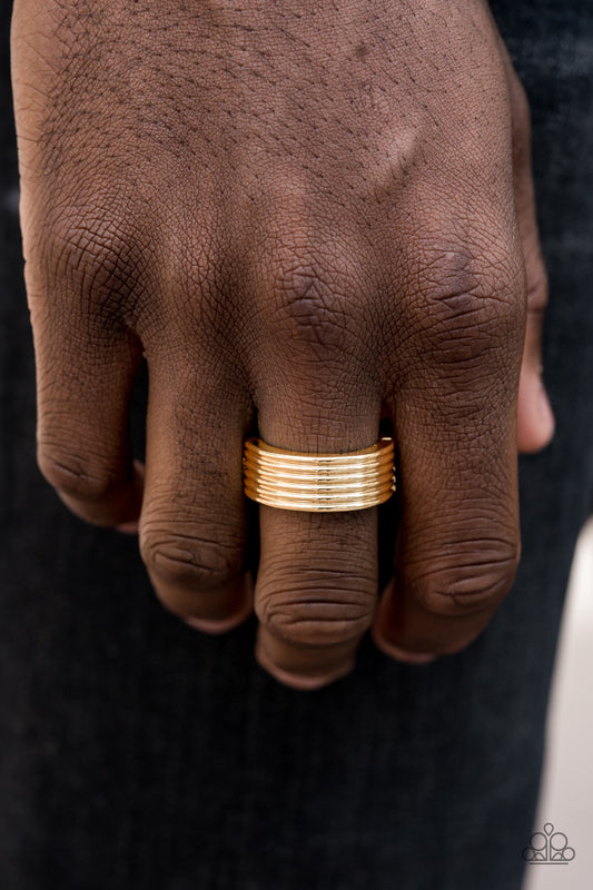 A Mans Man Gold Urban Unisex Ring