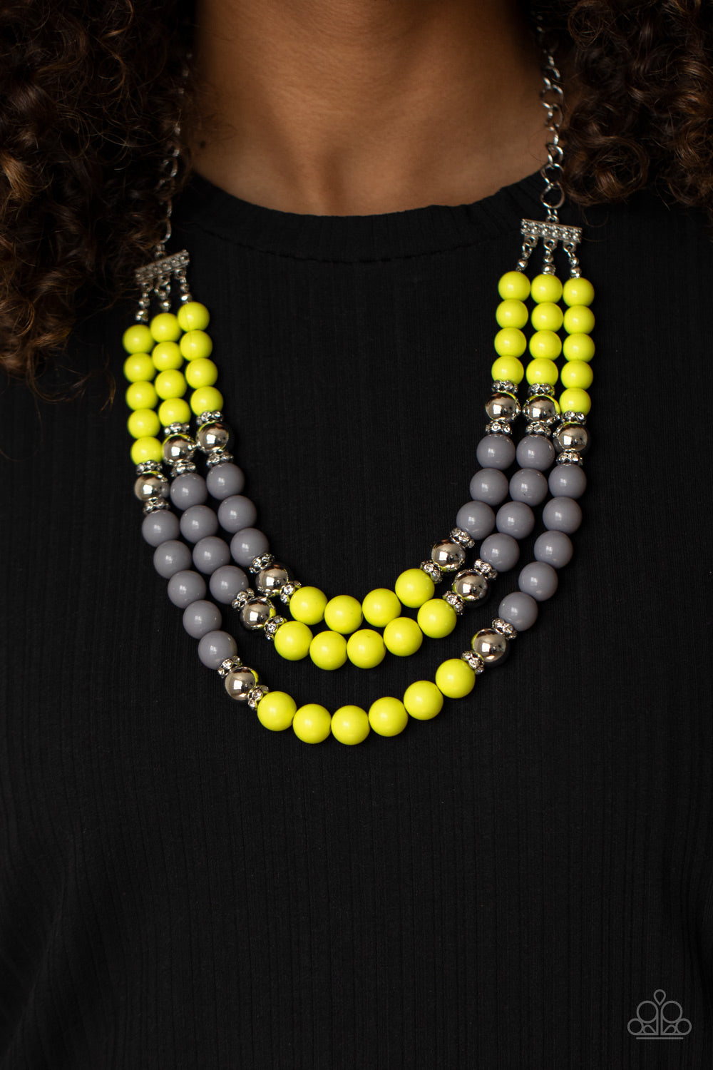 Bead Your Own Drum Yellow Necklace