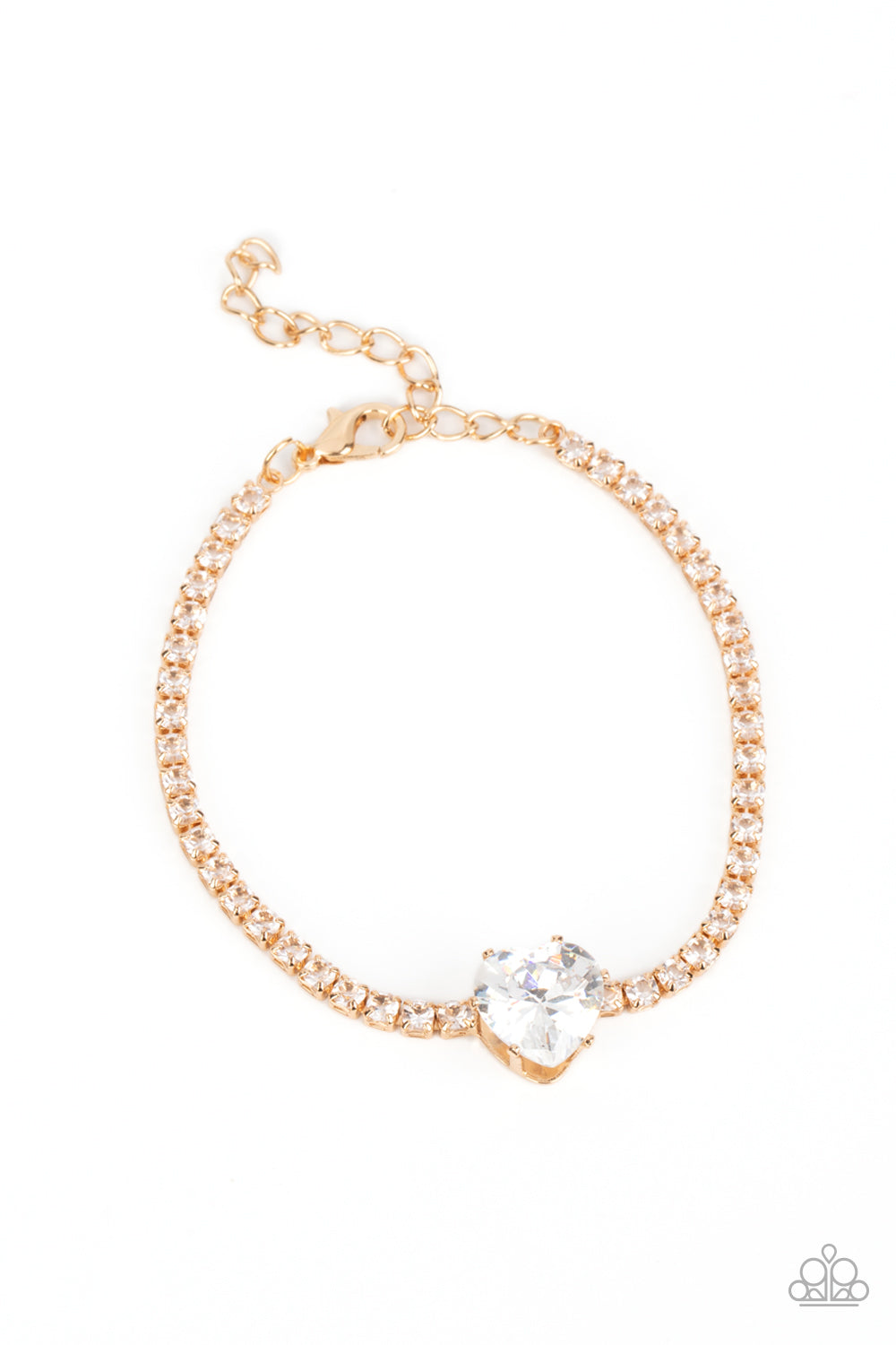 Flirty Fiancé Gold Bling Heart Set