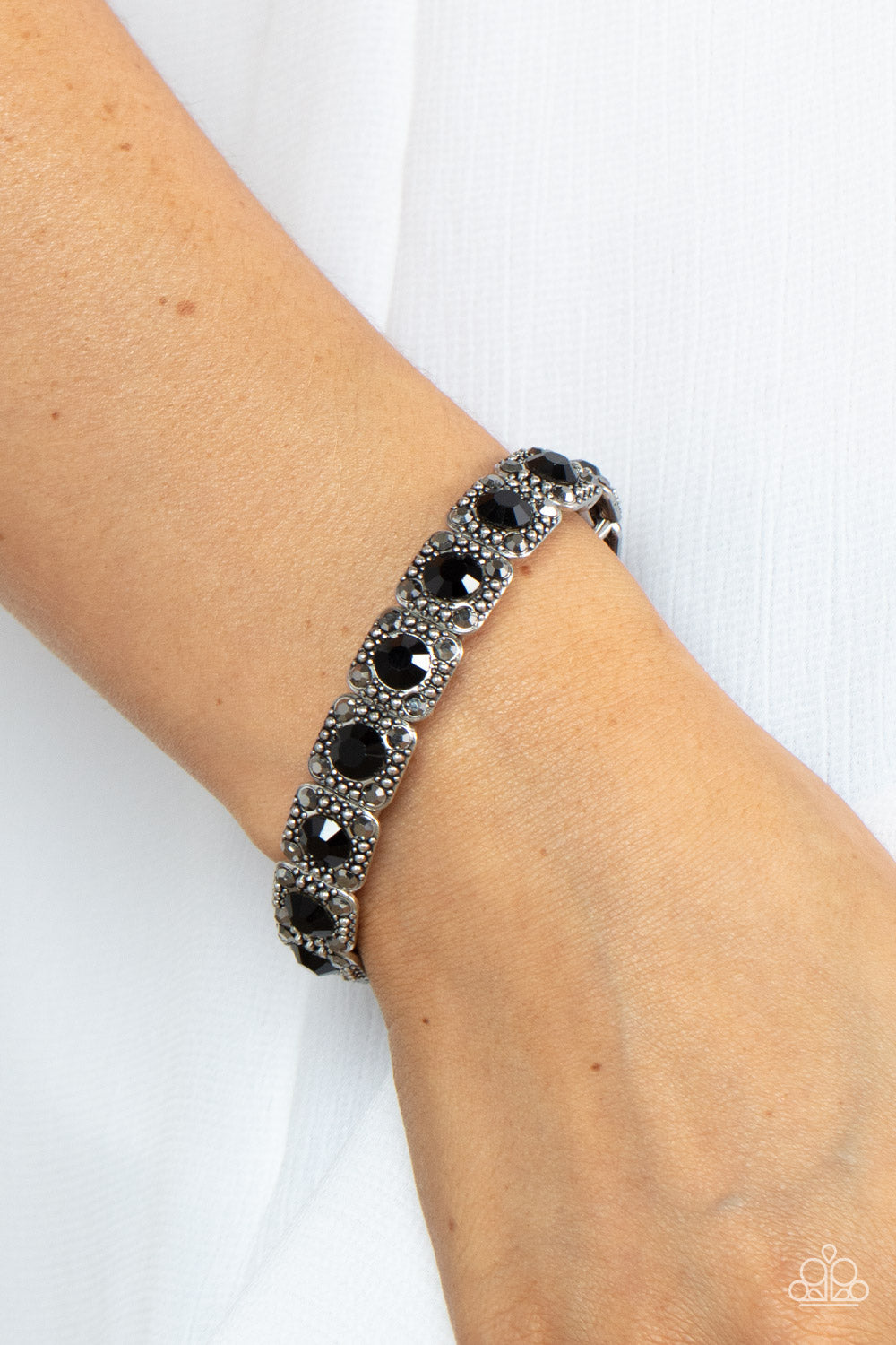 Cache Commodity Black Gunmetal Bracelet