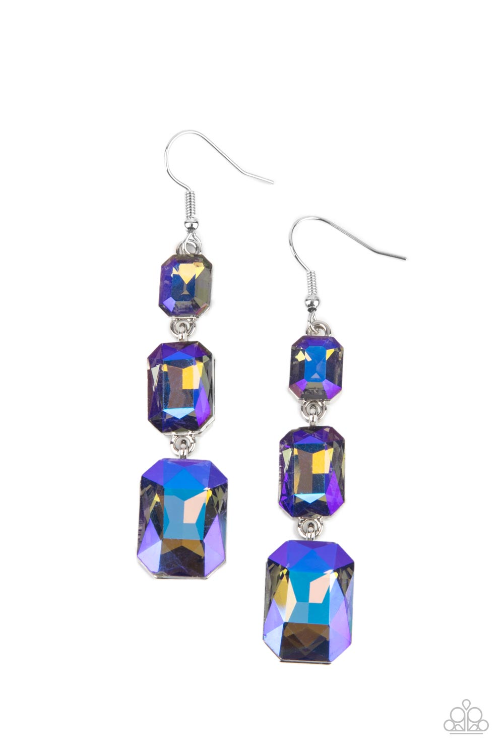 Cosmic Red Carpet Blue Multi Earrings