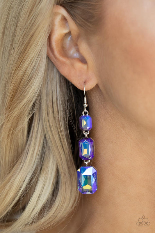 Cosmic Red Carpet Blue Multi Earrings