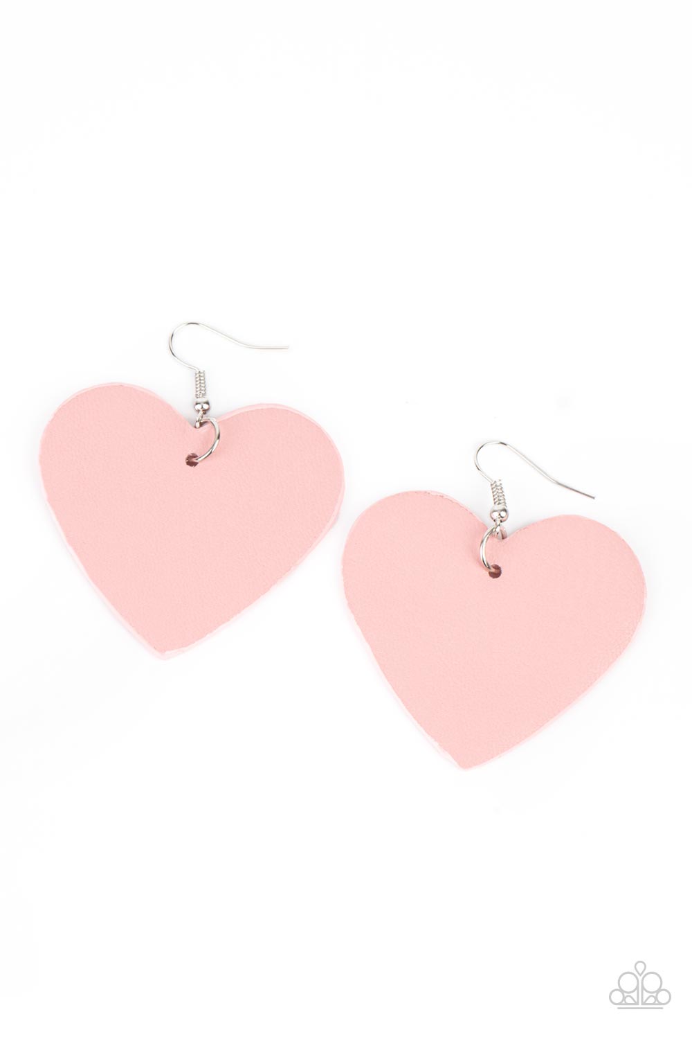 Country Crush Pink Heart Earrings