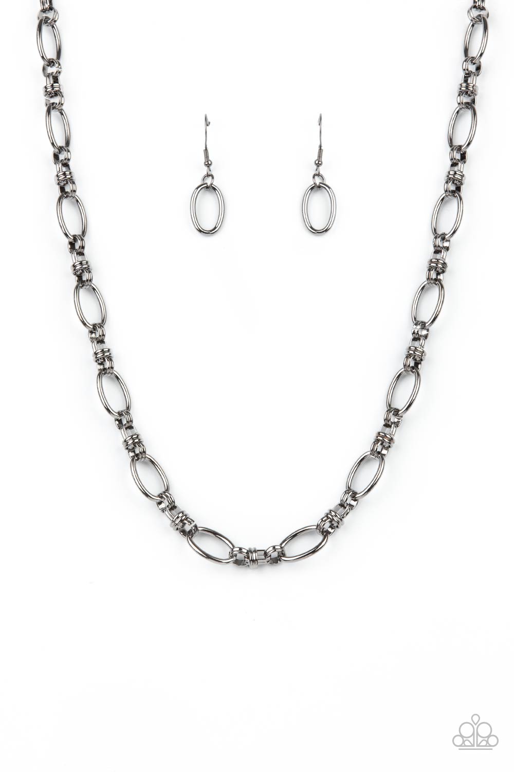 Defined Drama Gunmetal Necklace