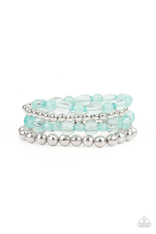 Delightfully Disco Blue Bracelets