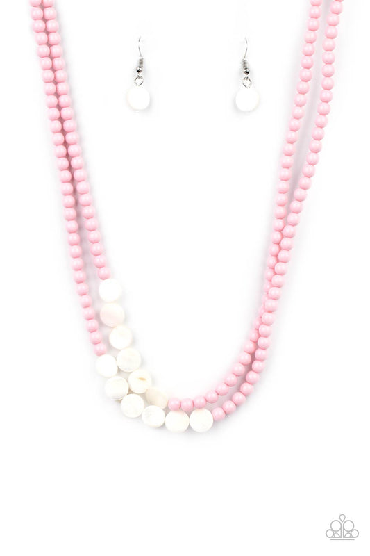 Extended Staycation Pink Necklace