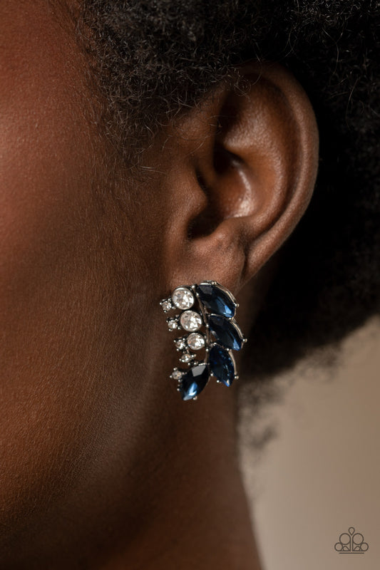 Flawless Fronds Blue Post Earring