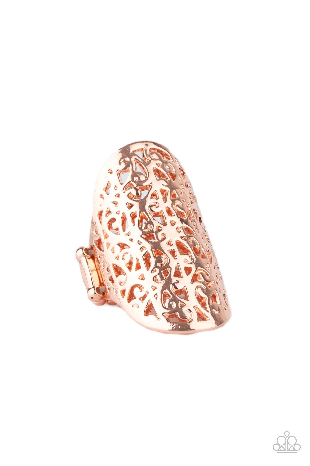 Full Out Frill Copper Ring