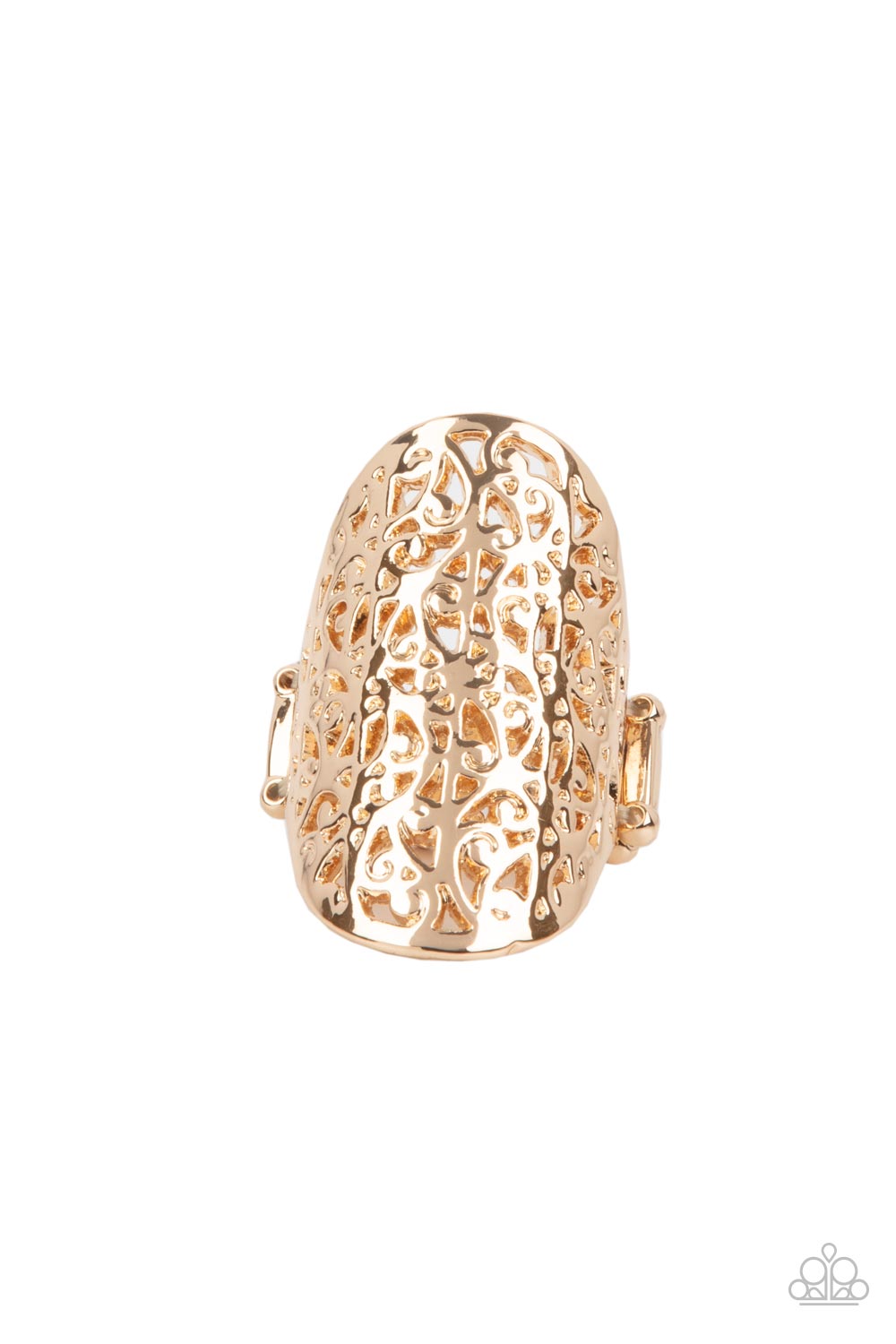 Full Out Frill Gold Ring