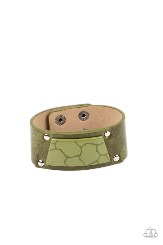 Geo Glamper Green Urban Bracelet