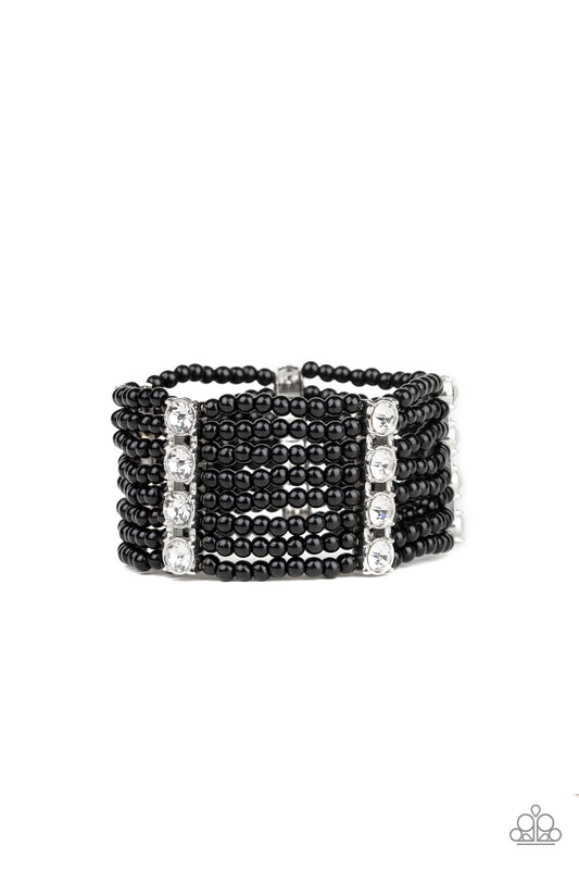 Get in Line Black Bracelet