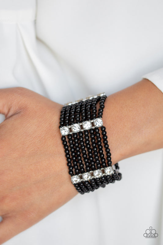 Get in Line Black Bracelet