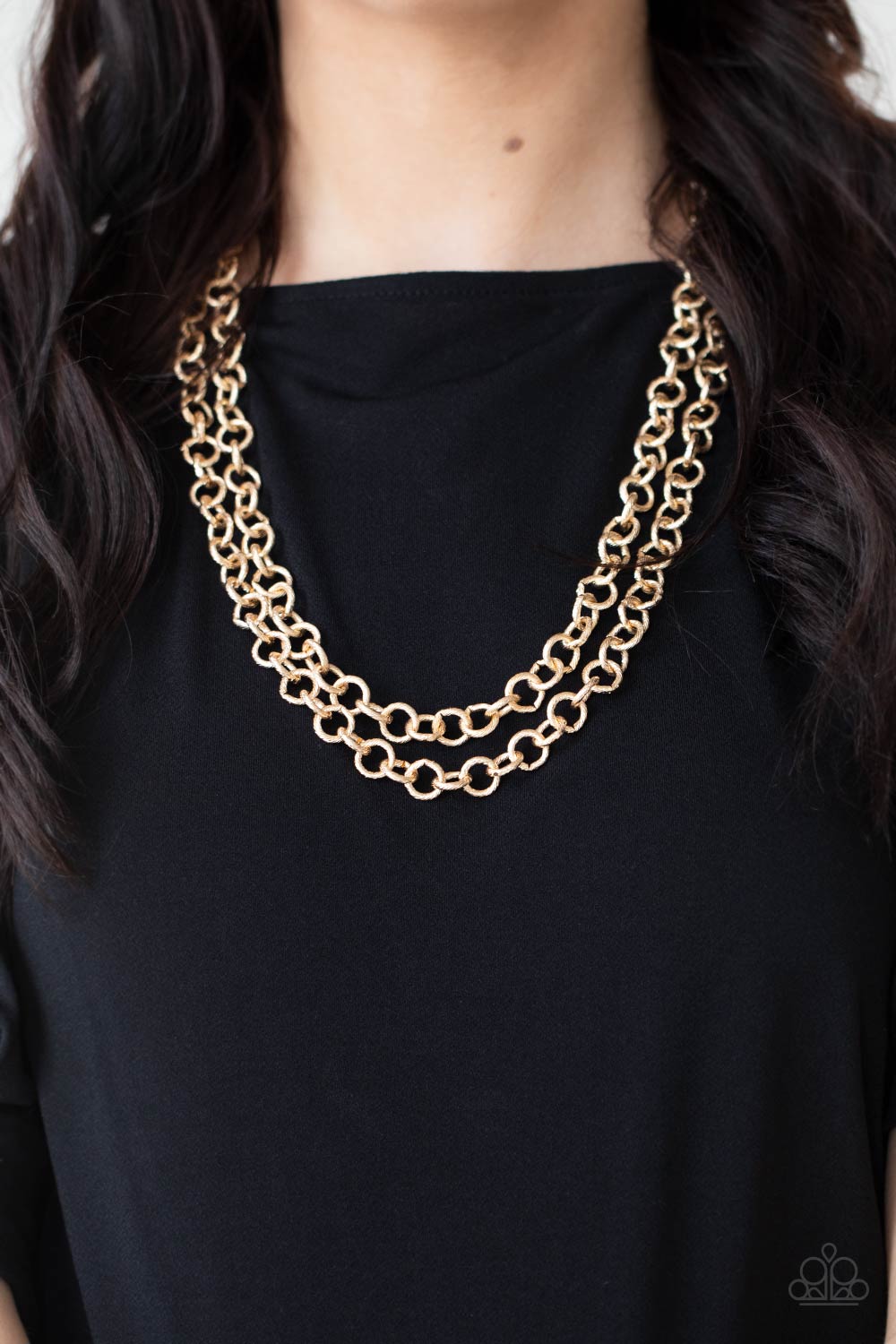 Grunge Goals Gold Necklace