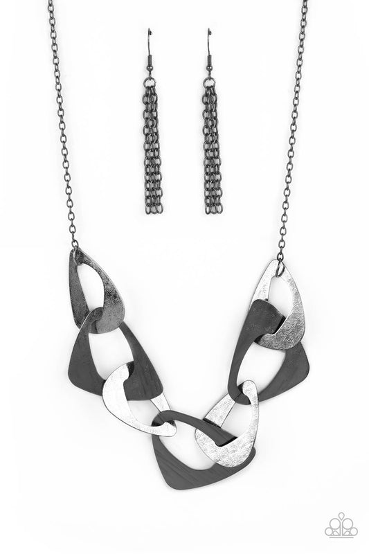 Guide To The Galaxy Gunmetal Necklace