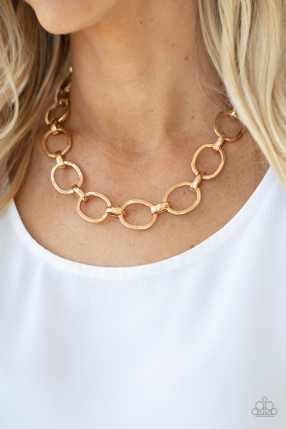 HAUTE-ly Contested Gold Necklace