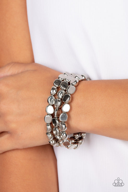 Haute Stone Silver Bracelets