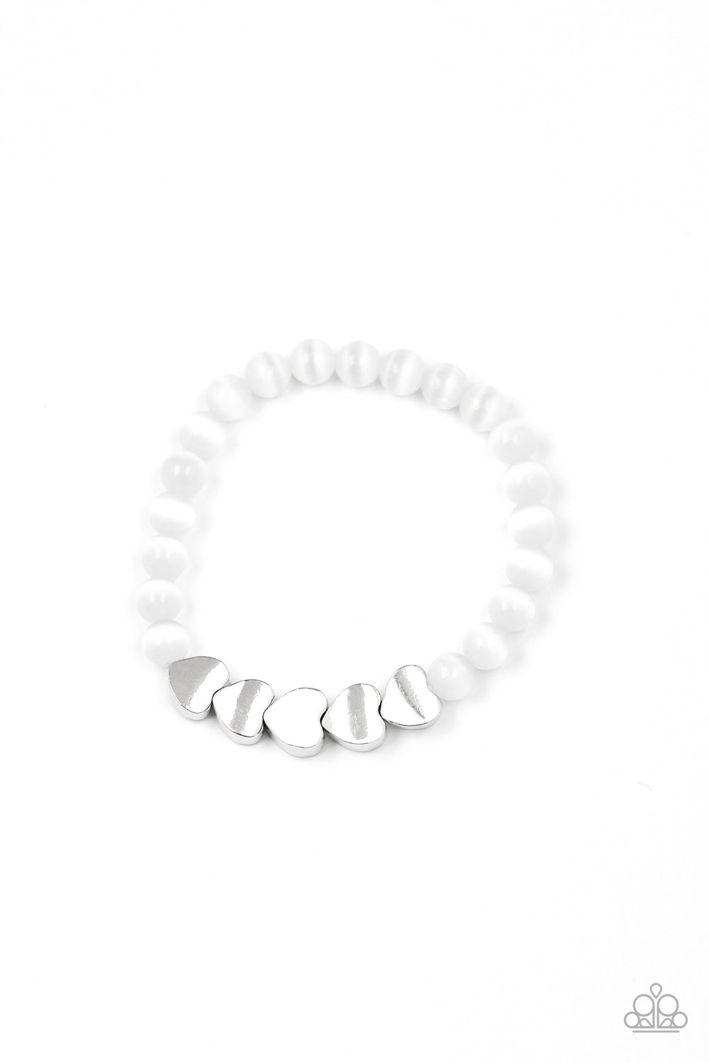 Heart Melting Glow White Bracelet