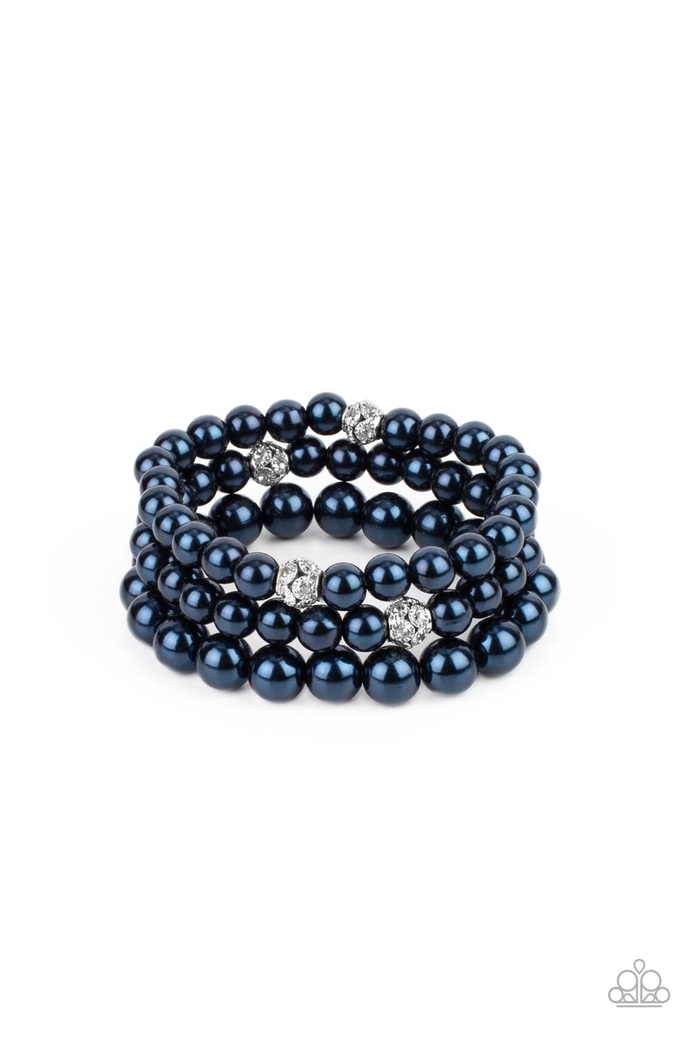 Here Comes the Heiress Blue Pearl Bracelets