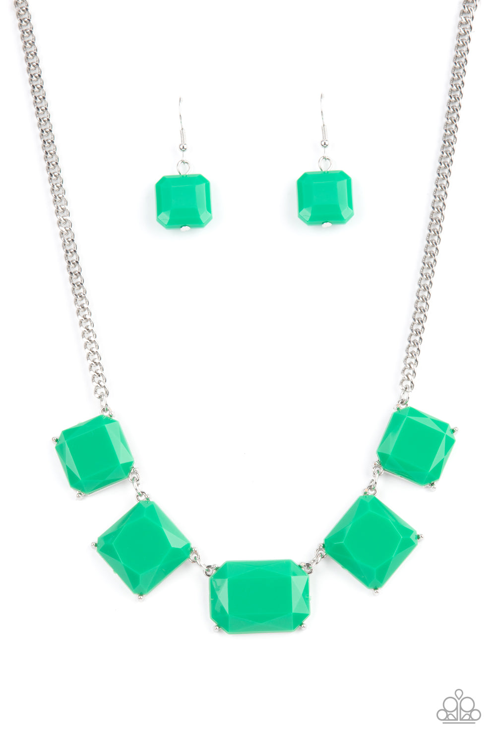 Instant Mood Booster Green Necklace