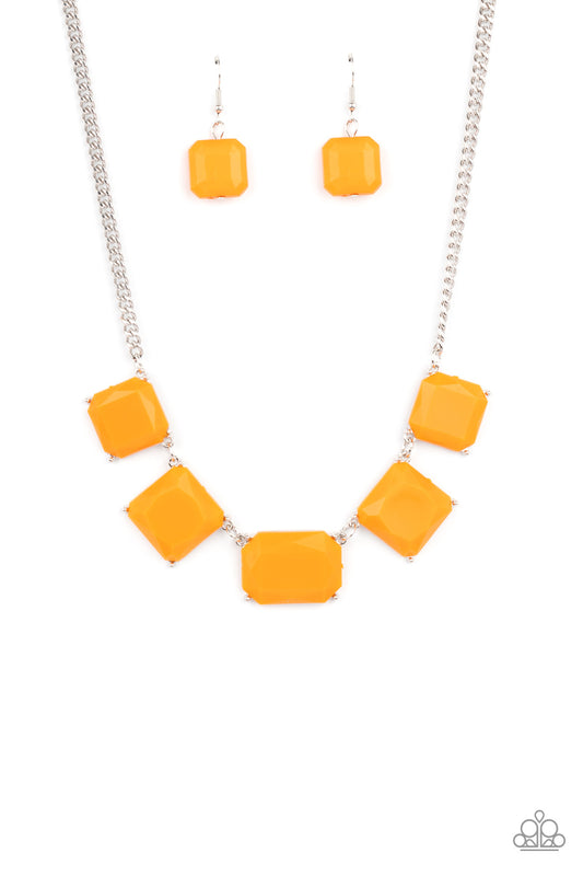 Instant Mood Booster Orange Necklace