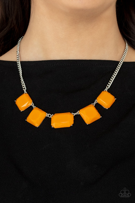 Instant Mood Booster Orange Necklace