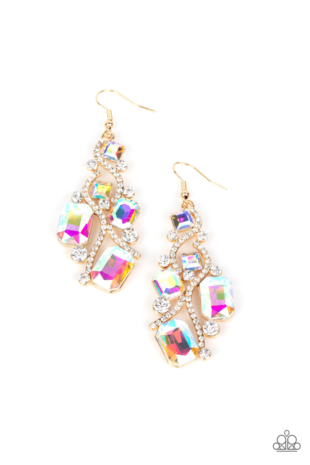 Interstellar Illumination Multi Iridescent Earrings