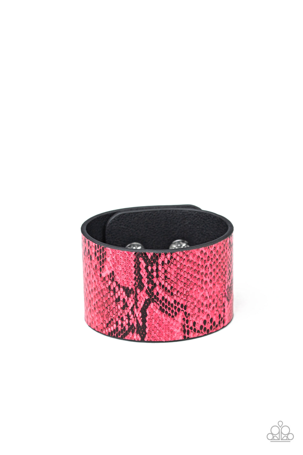 It’s a Jungle Out There Pink Wrap Bracelet