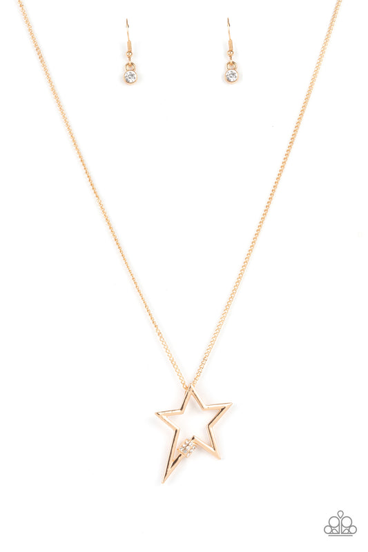 Light Up The Sky Gold Star Necklace