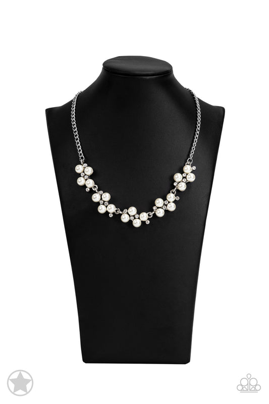 Love Story White Pearl Necklace (Blockbuster)