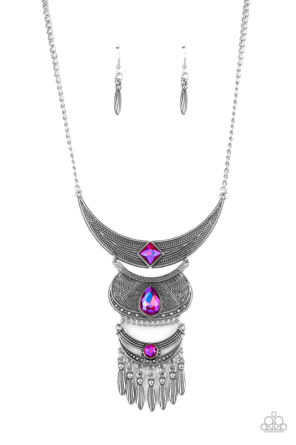 Lunar Enchantment Pink Multi Necklace