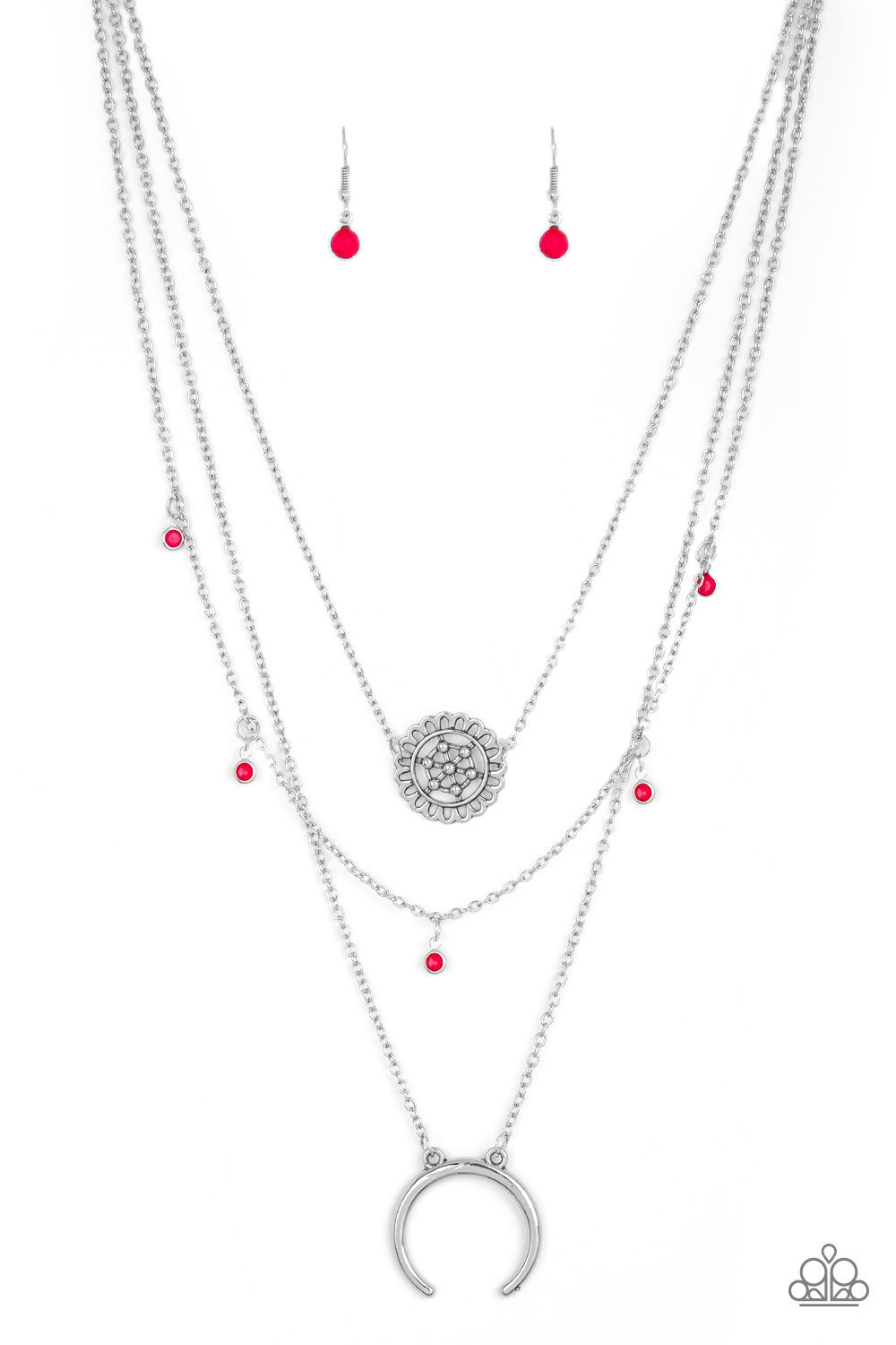 Lunar Lotus Pink Necklace