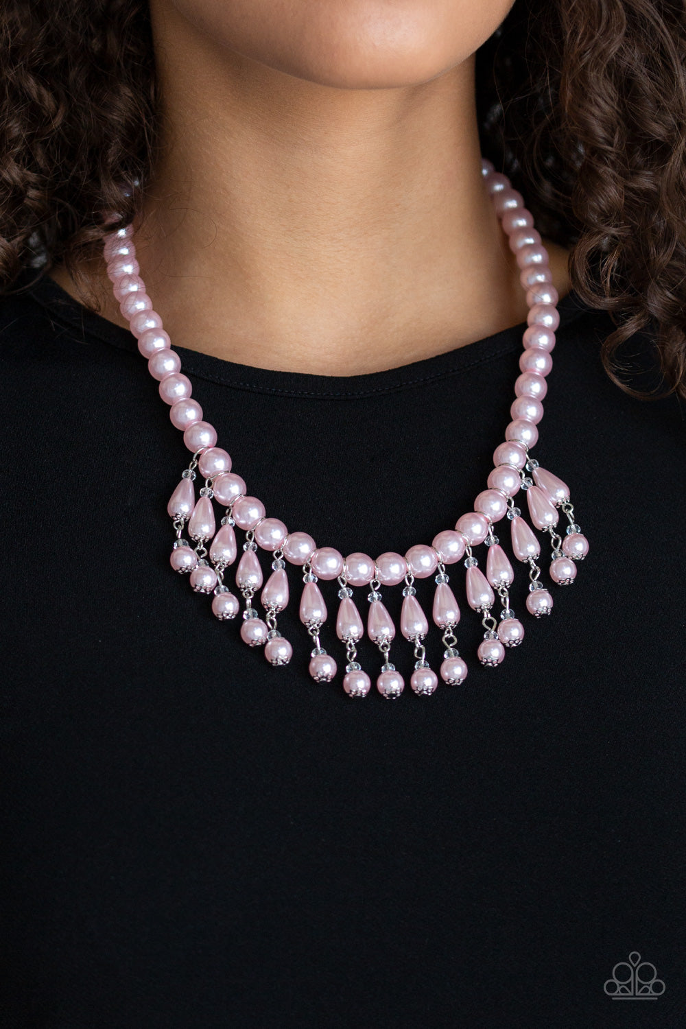 Miss Majestic Pink Pearl Necklace